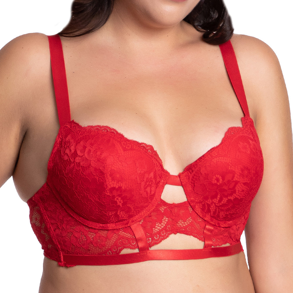 Brasier coordinable de talla extra con encaje 25062 Lady Carnival Carnival