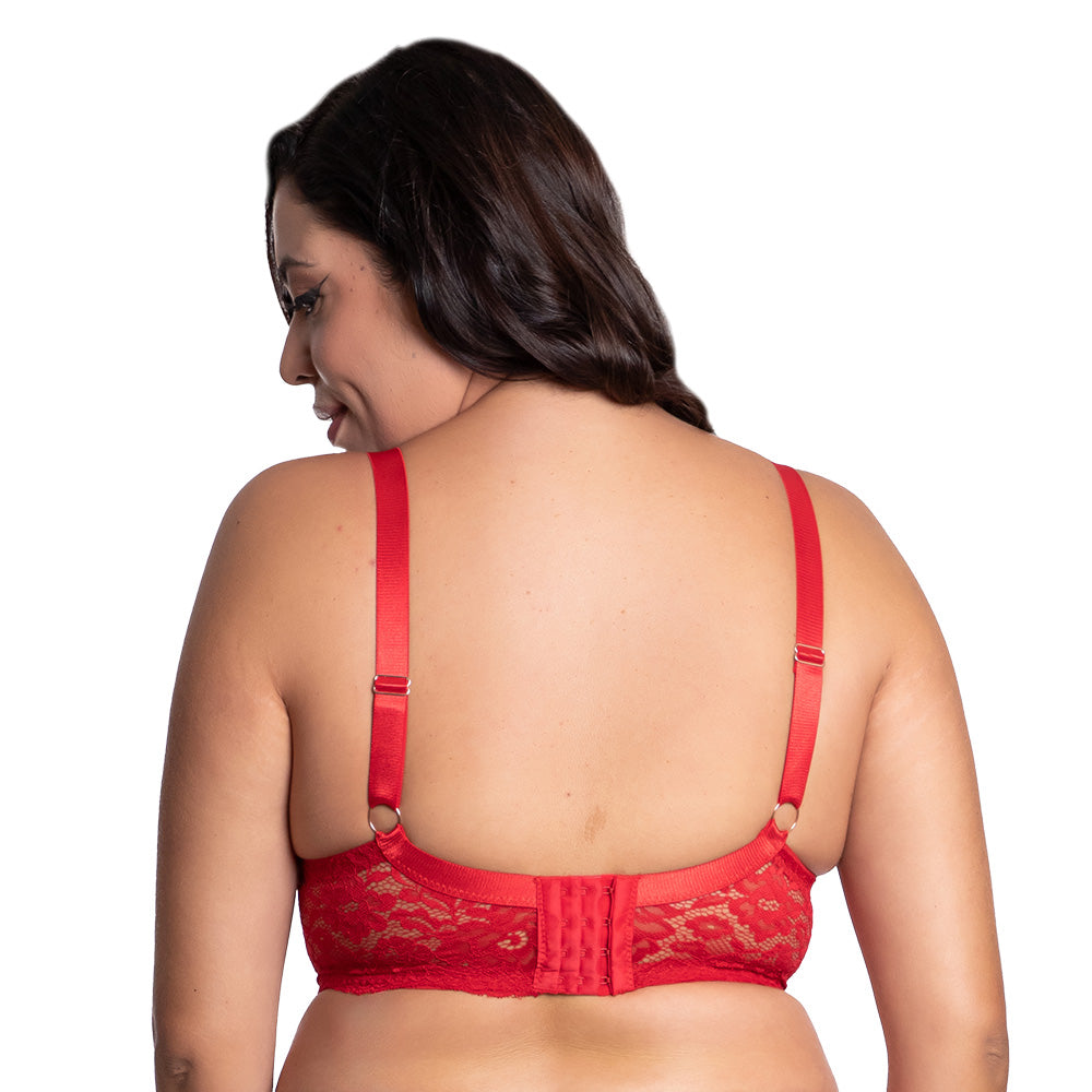 Brasier coordinable de talla extra con encaje 25062 Lady Carnival Carnival