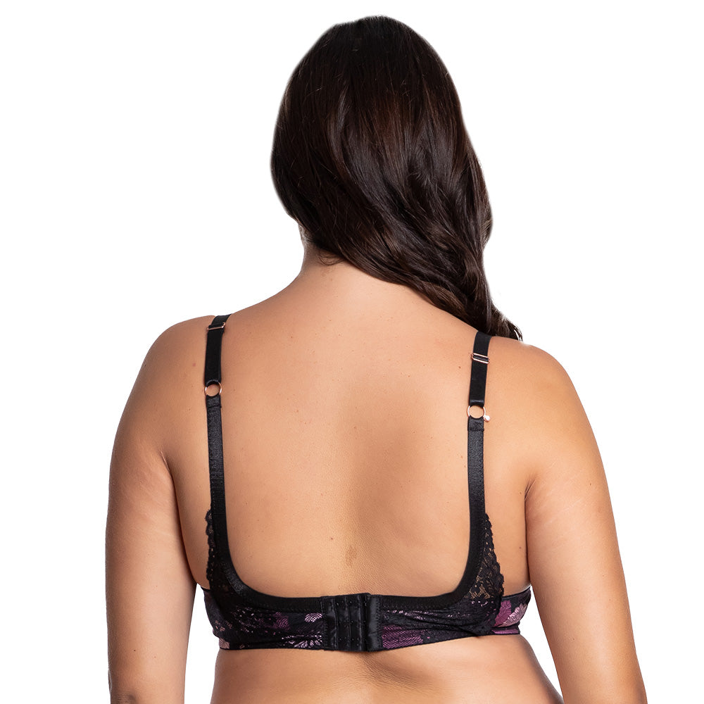 Brasier talla extra estampado con detalles de encaje 25089 Carnival