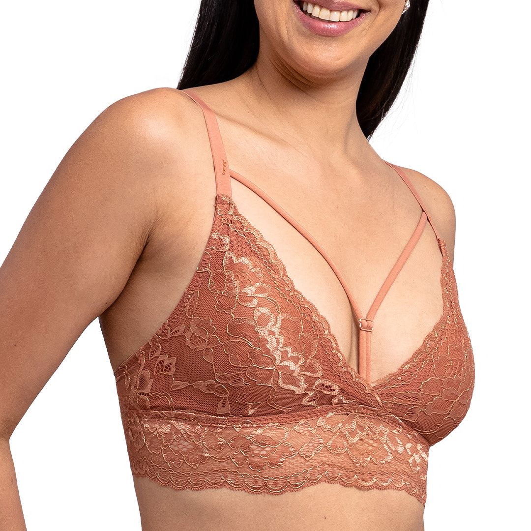 Bralette copas triángulares pads removibles 25206L Lady Carnival