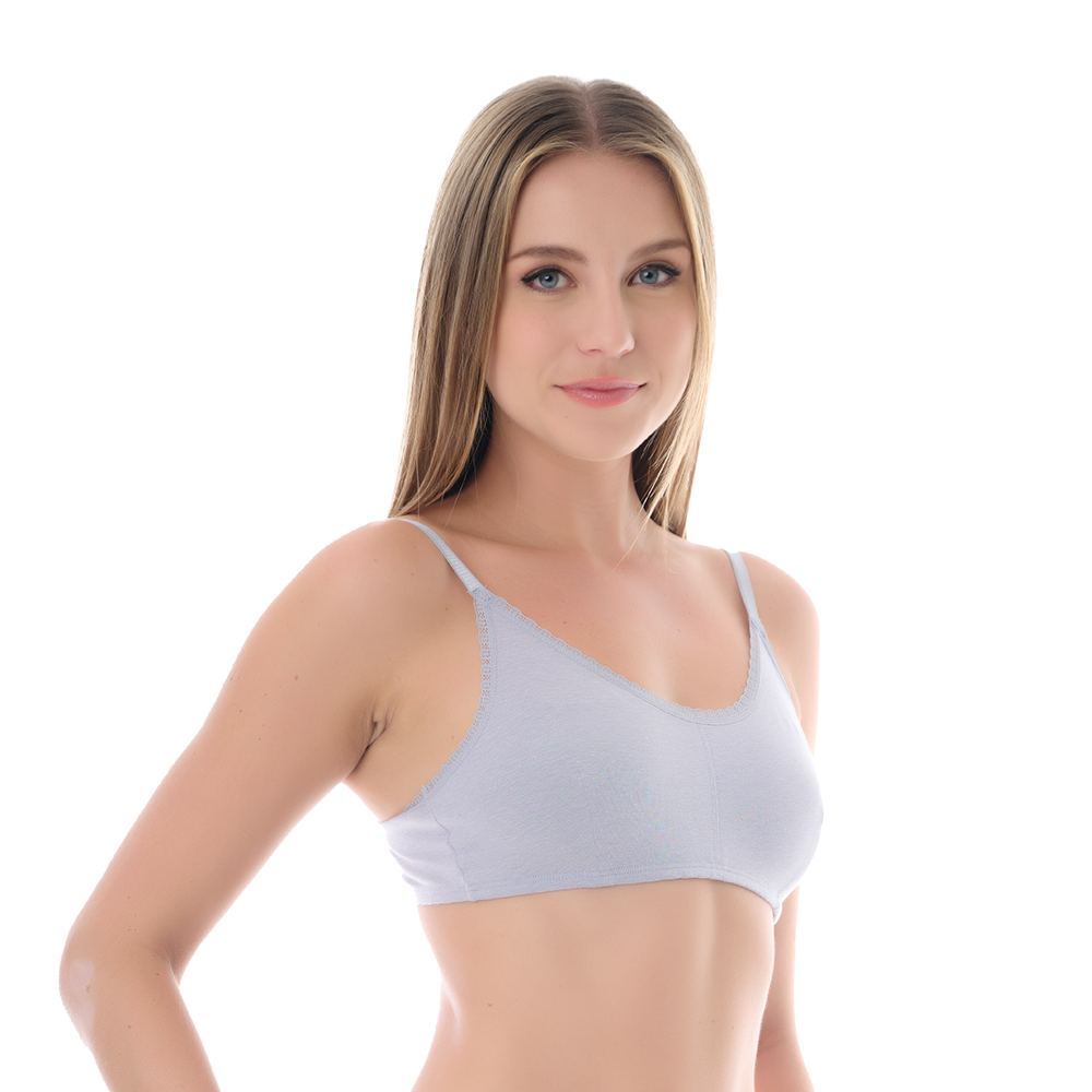 Set de 3 top teen con almohadillas removibles 2832S Teens Carnival Lenceria
