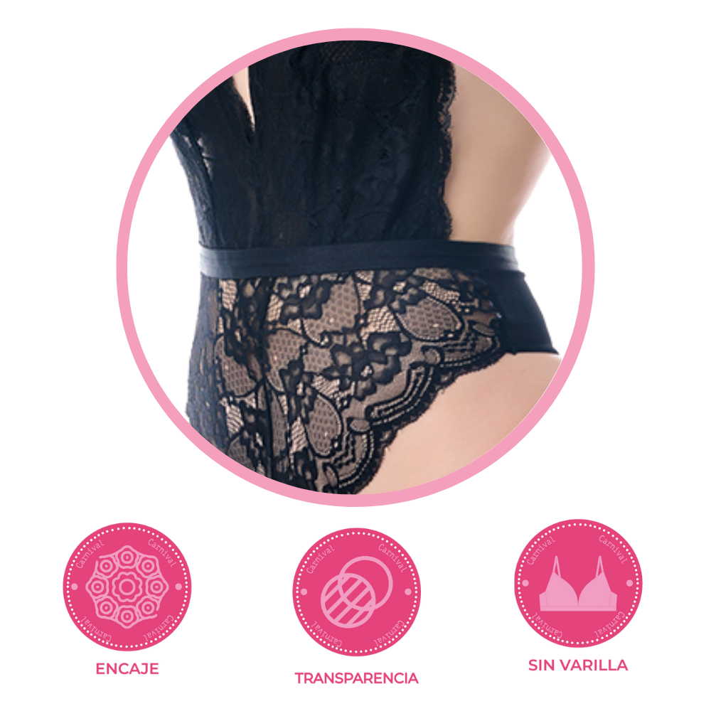 Body sin varilla y escote profundo 3340 Lady Carnival Carnival