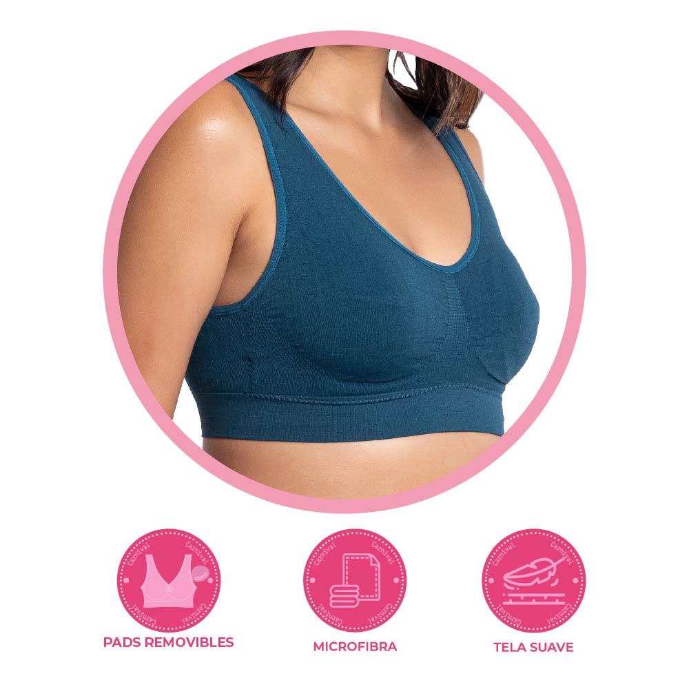 Top seamless con pads removibles 4994 Carnival Carnival