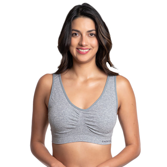 Top seamless jaspeado con pads removibles 4994 Carnival Carnival