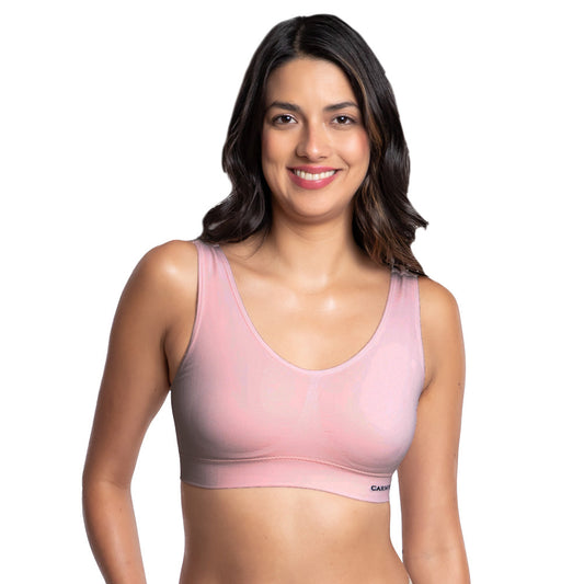 Top rosa seamless con pads removibles 4994 Carnival Carnival