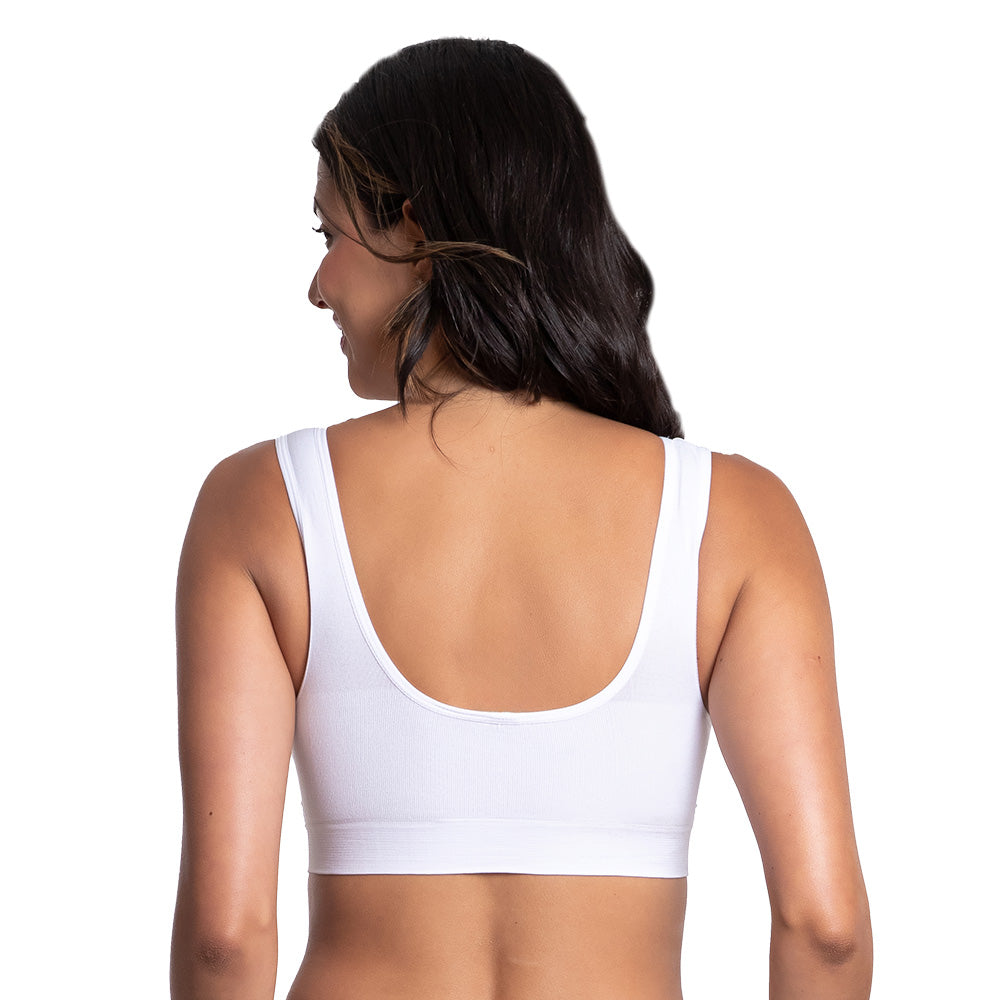 Seamless microfiber top with removable pads 4994 Carnival