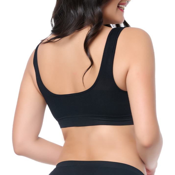Top seamless con almohadillas removibles negro 5350 Carnival