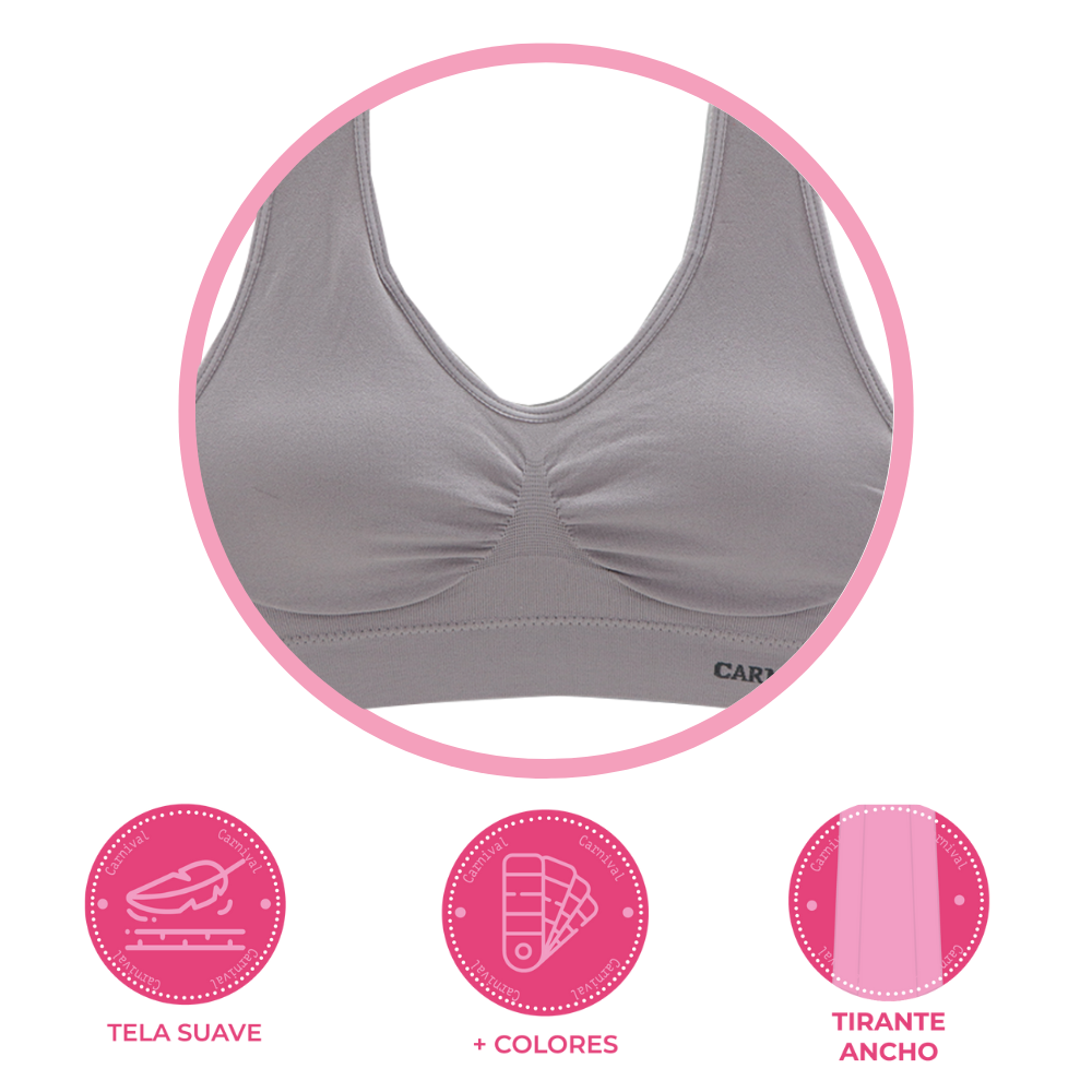 Top seamless con almohadillas removibles 5360 Carnival Carnival
