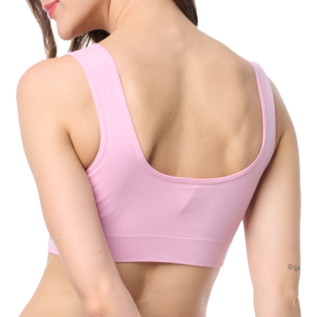 Top seamless con almohadillas removibles rosa 5360 Carnival.