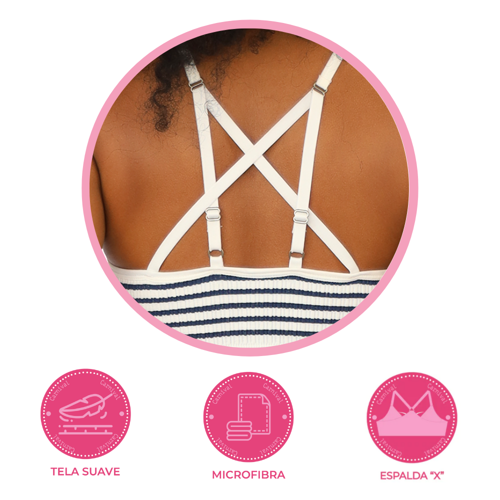 Top coordinable con tirantes cruzados 5426 Carnival Fashion Carnival