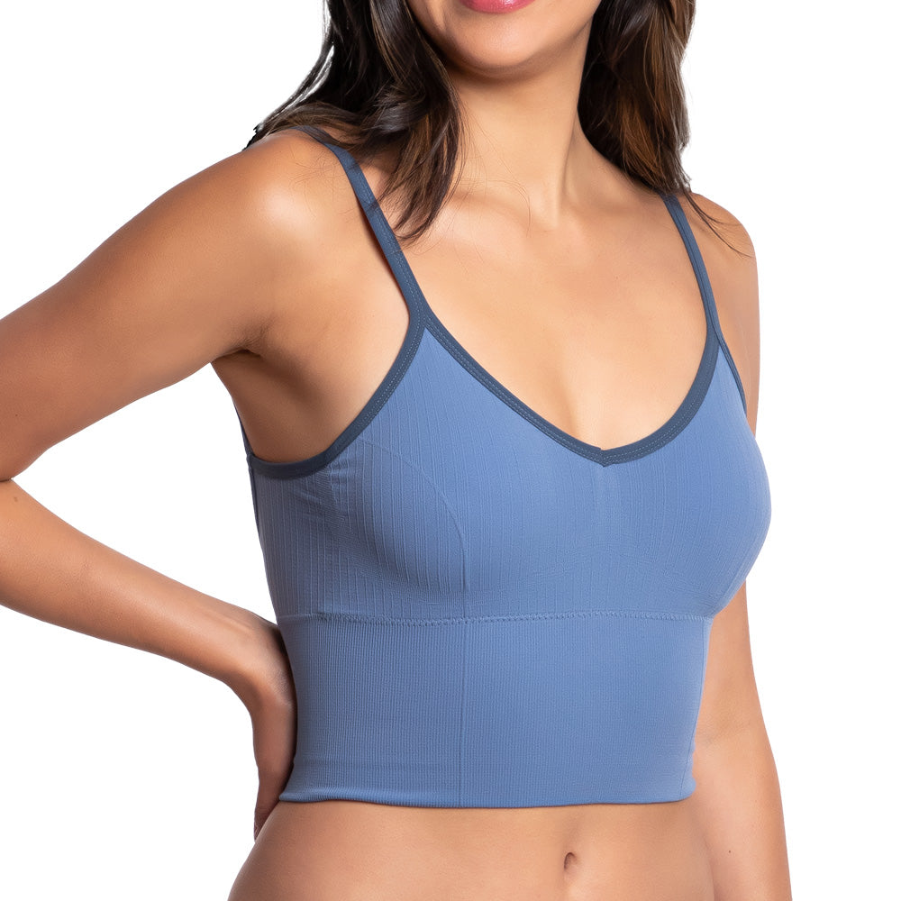 Top coordinable azul de peto largo 5430 Carnival Carnival