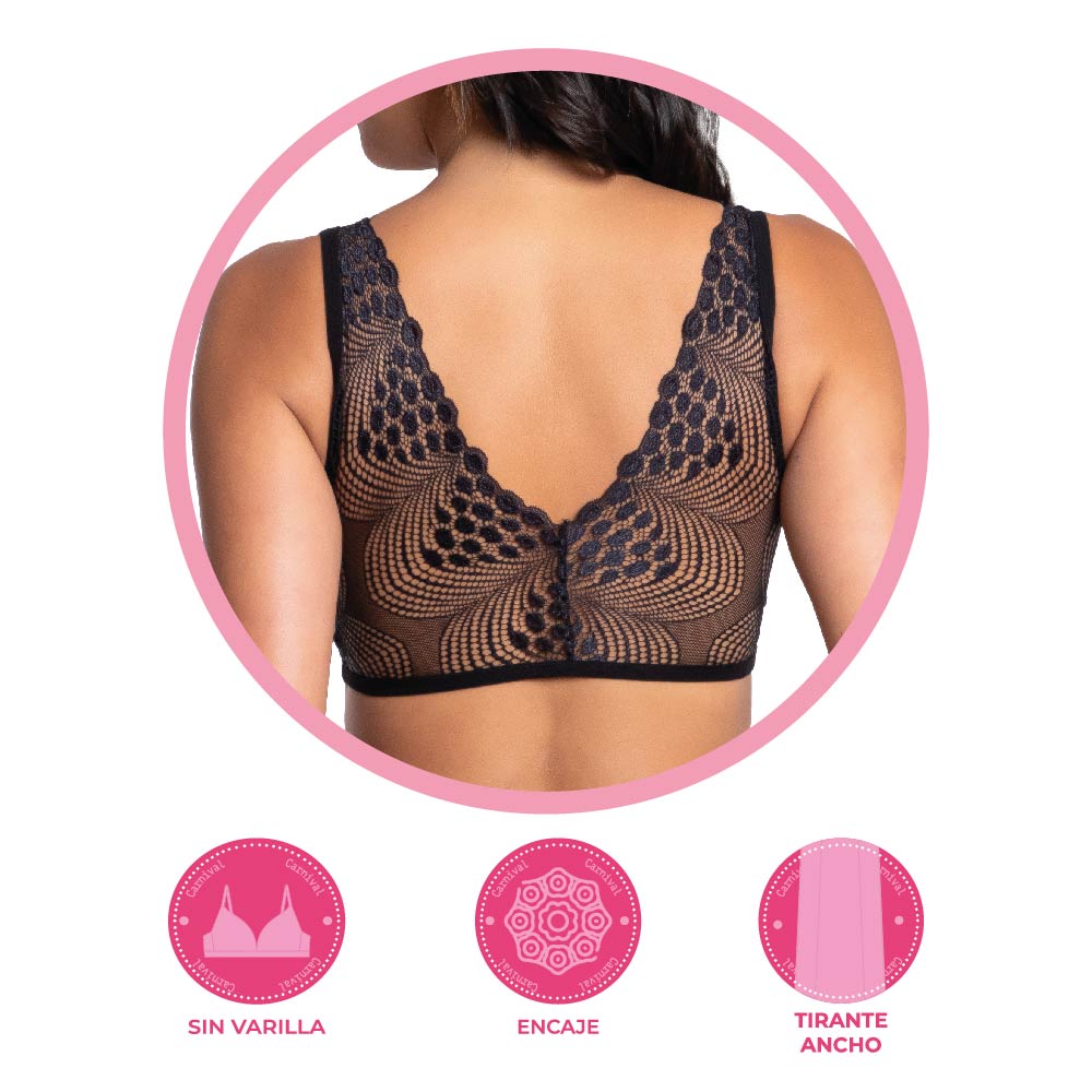 Top coordinable con detalles de encaje 5474 Lady Carnival Carnival