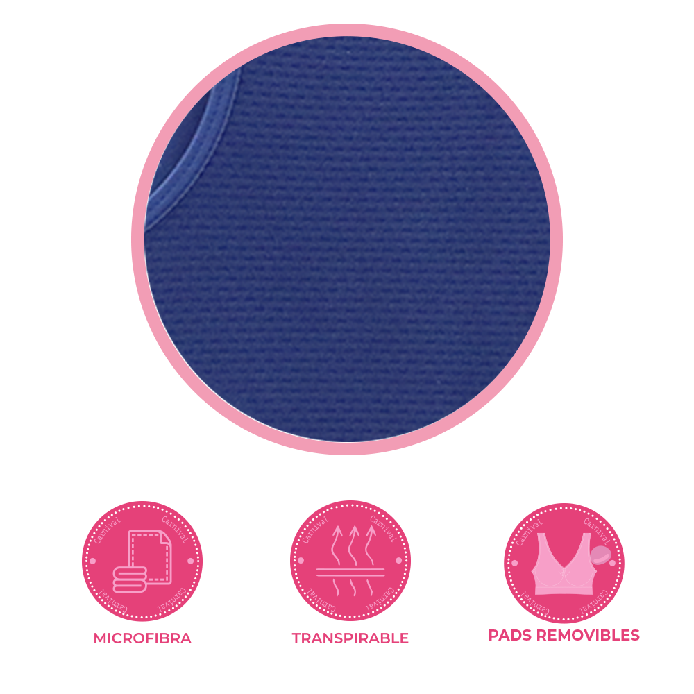 Top coordinable con pads removibles 5790 Carnival Fashion Carnival