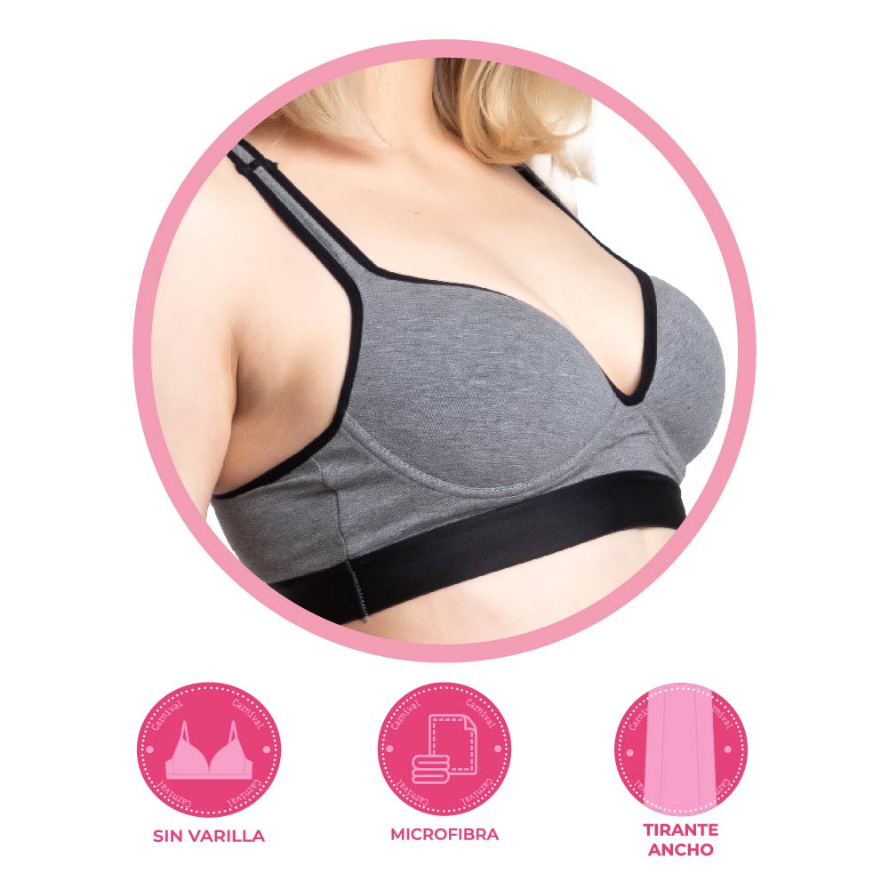 Brasier coordinable estilo deportivo 5802 Carnival