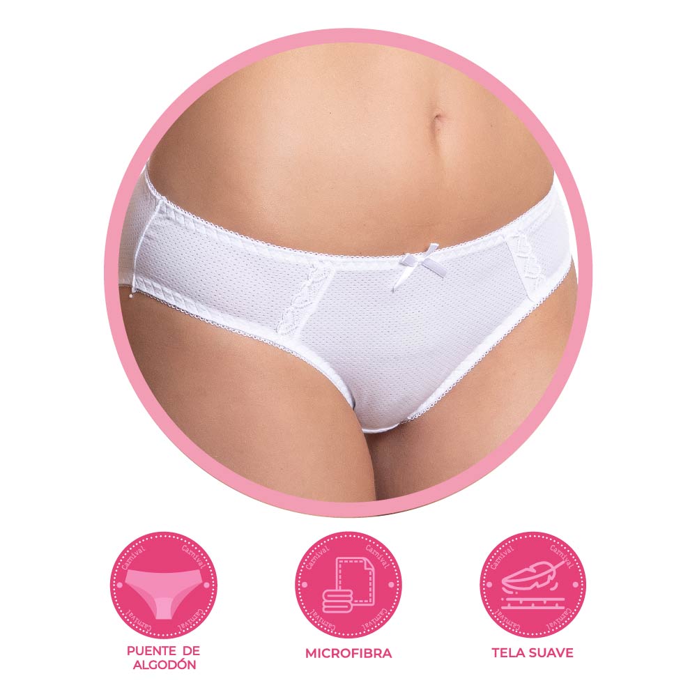 Calzón coordinable con puente de algodón 70435 Teens Carnival