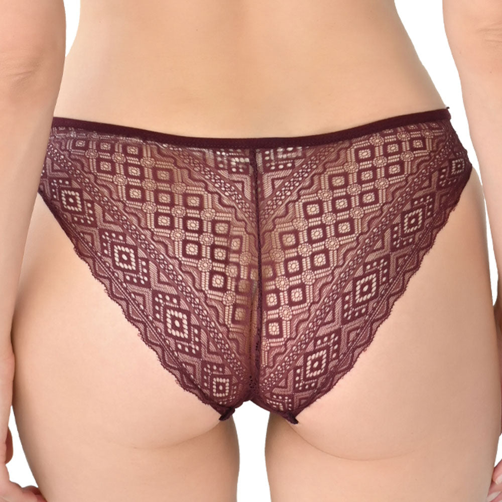 Pantie coordinable con aplicación de encaje 73980 Lady Carnival Carnival