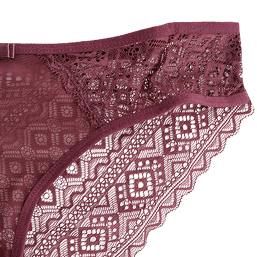 Pantie coordinable con aplicación de encaje 73980 Lady Carnival Carnival
