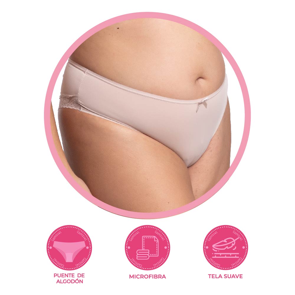 Panty coordinable de talla extra 74006 Carnival