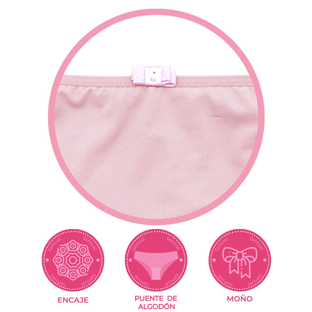 Pantie coordinable con detalles de encaje 74224 Lady Carnival Carnival