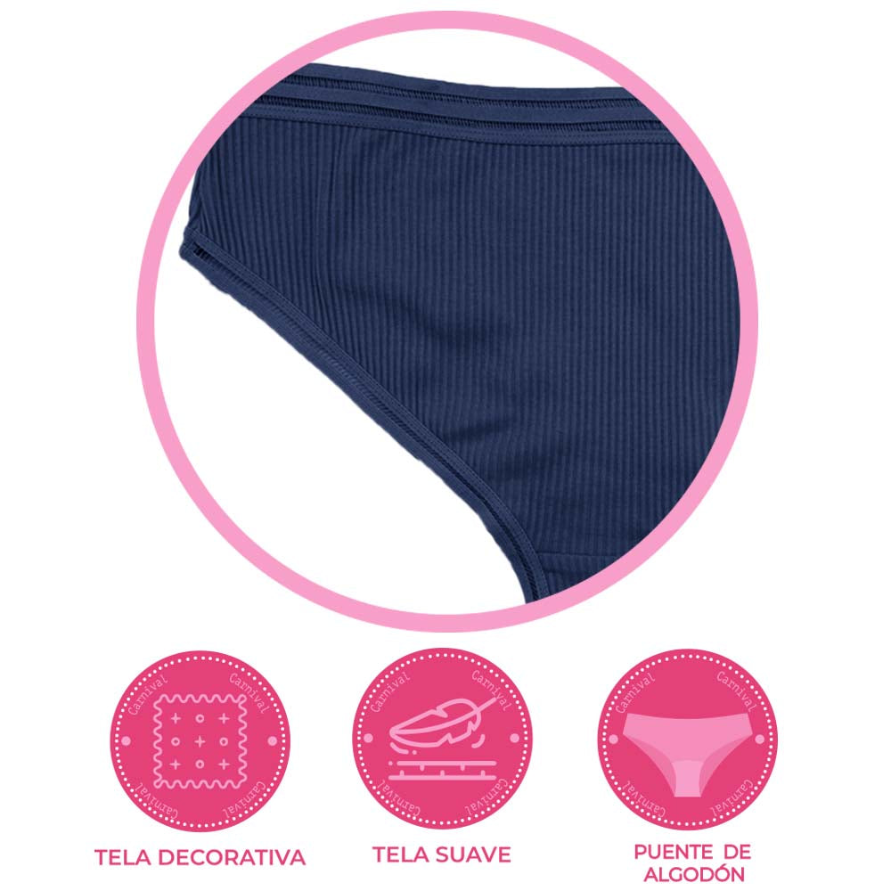 Pantie coordinable con elástico 74361 Lady Carnival