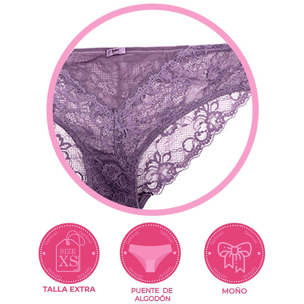 Pantie coordinable de talla extra 74363 Lady Carnival