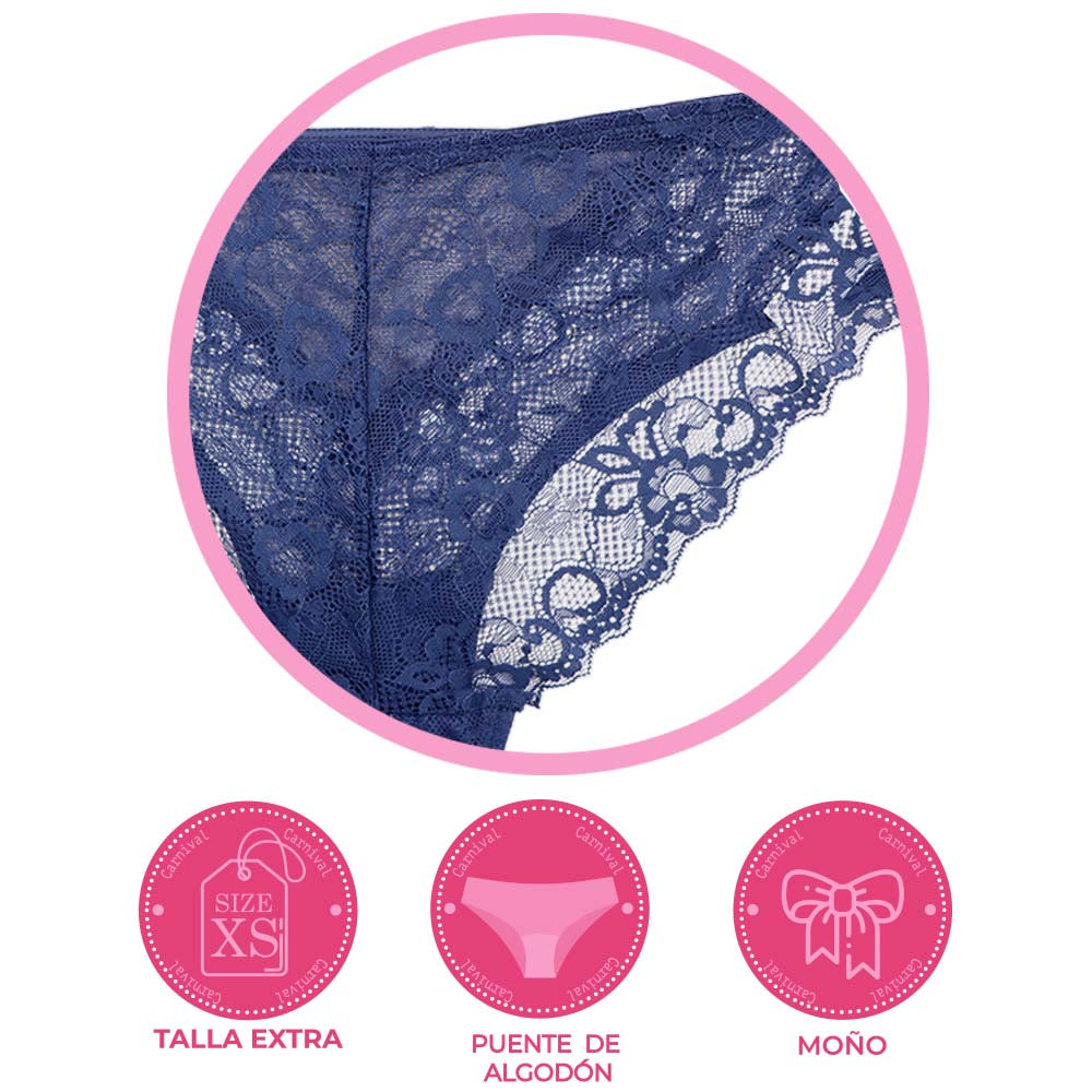 Pantie coordinable de talla extra 74363 Lady Carnival