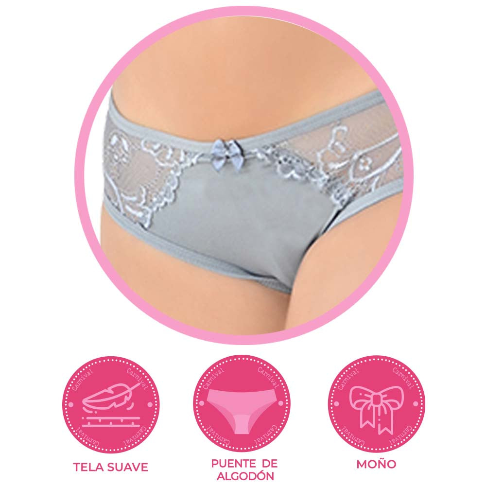 Pantie coordinable con detalles de encaje 74389 Carnival Carnival