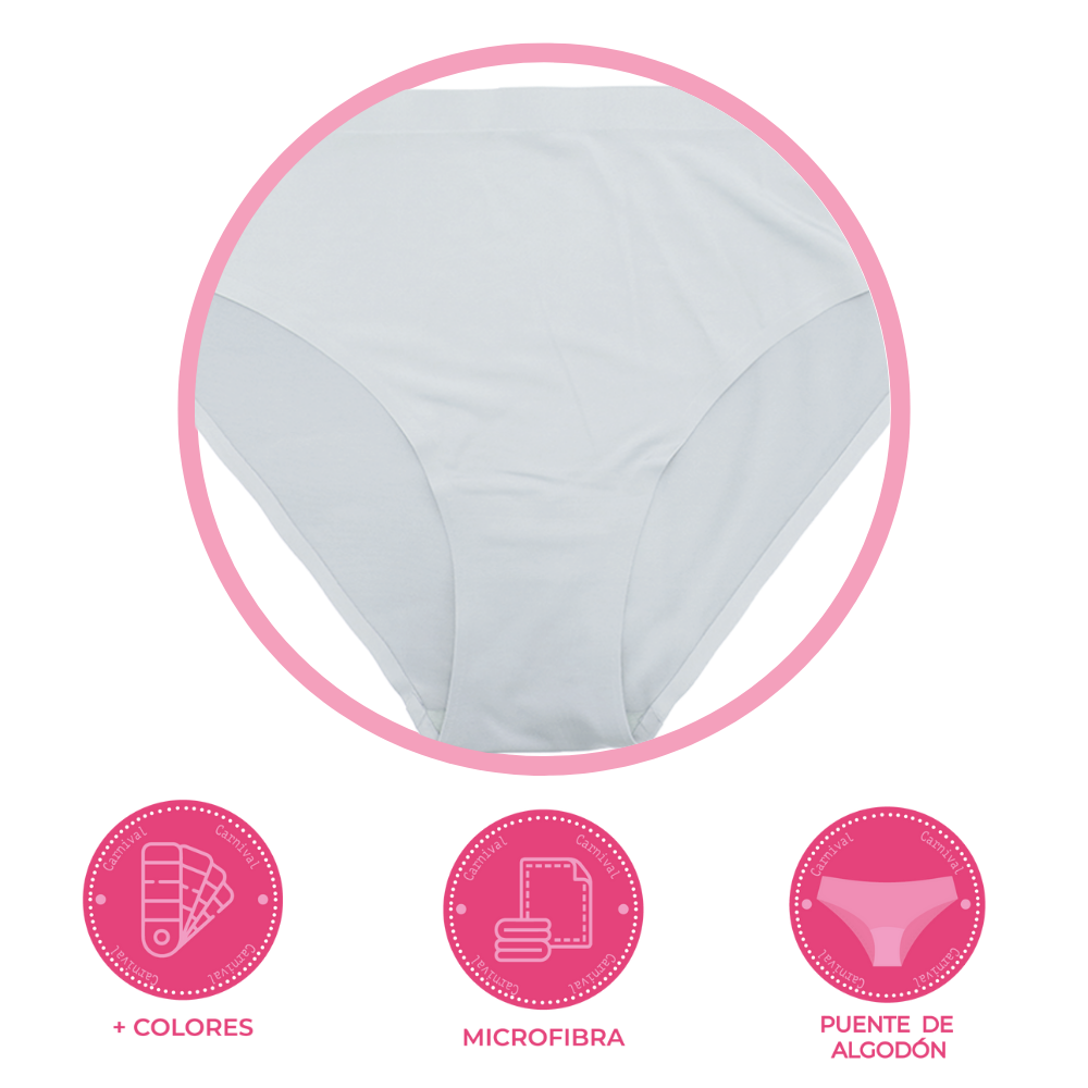 Panty coordinable de corte láser gris 74400 Carnival Carnival