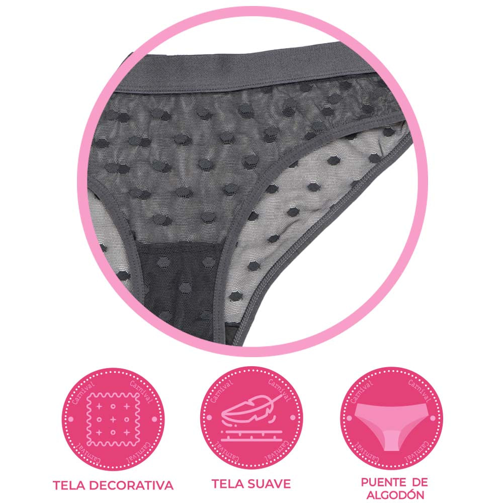 Pantie coordinable con elástico 74407 Lady Carnival Carnival