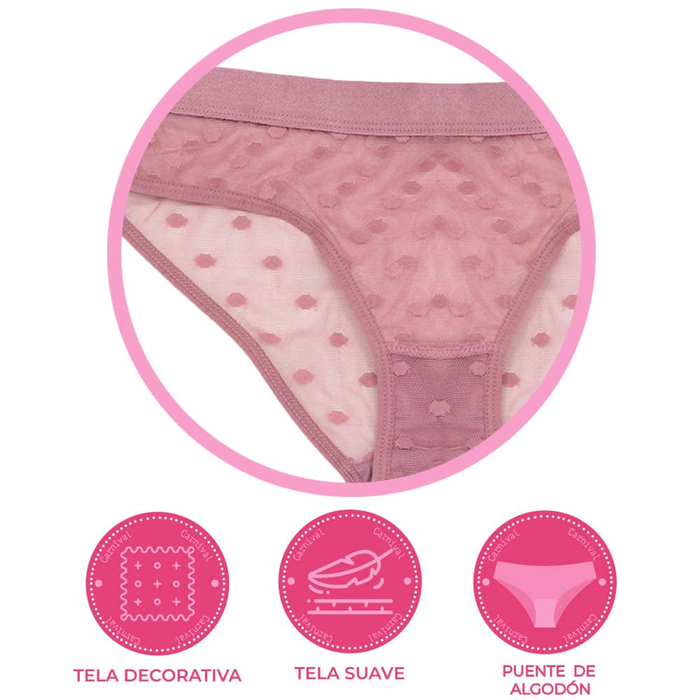 Pantie coordinable con elástico 74407 Lady Carnival Carnival
