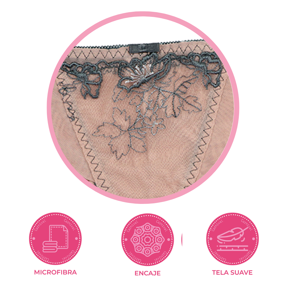 Panty coordinable de corte brasileño 74409 Lady Carnival Carnival
