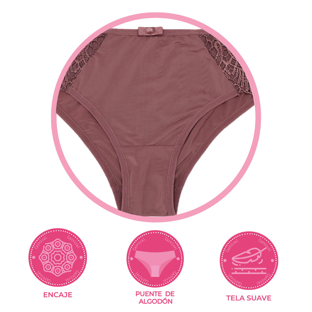 Panty coordinable con detalles de encaje 74428 Lady Carnival Carnival
