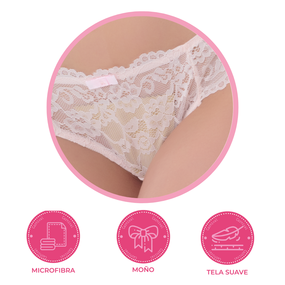 Tanga coordinable con detalles de encaje 74429 Lady Carnival Carnival