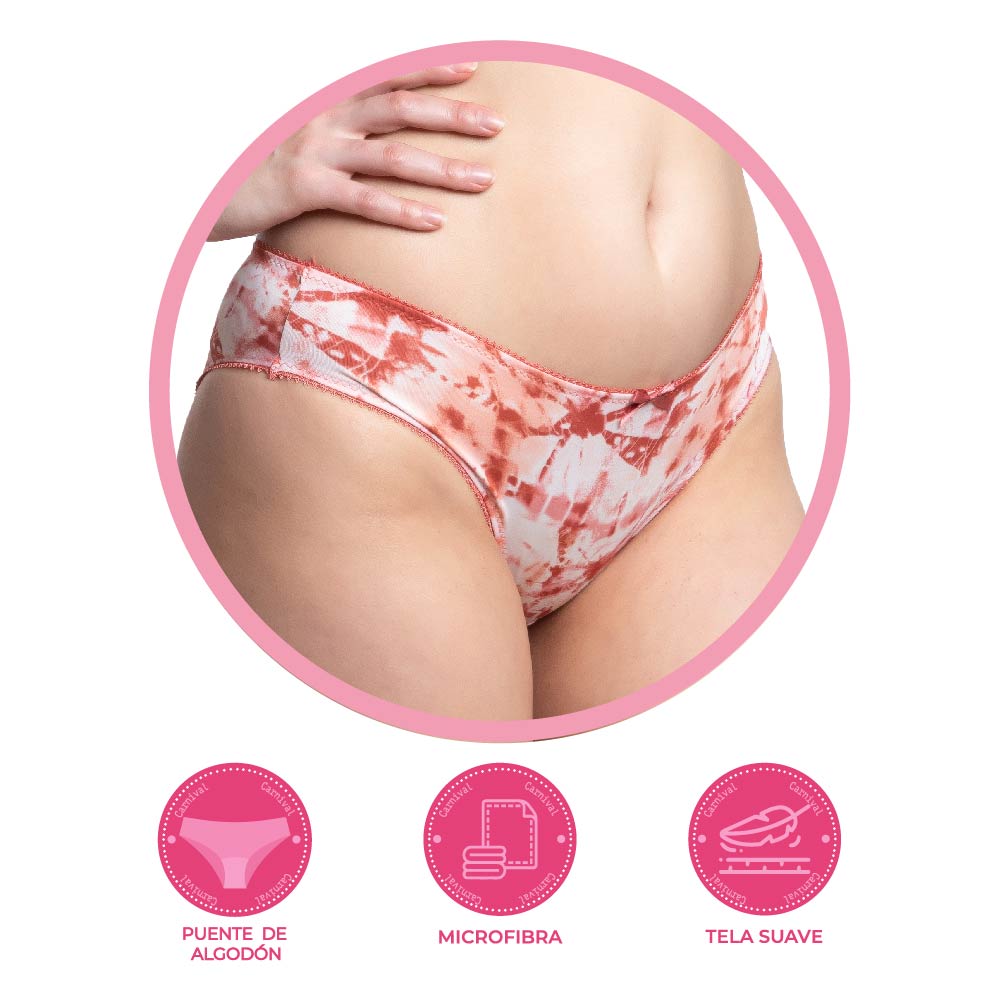 Panty coordinable estampada 74448 Carnival