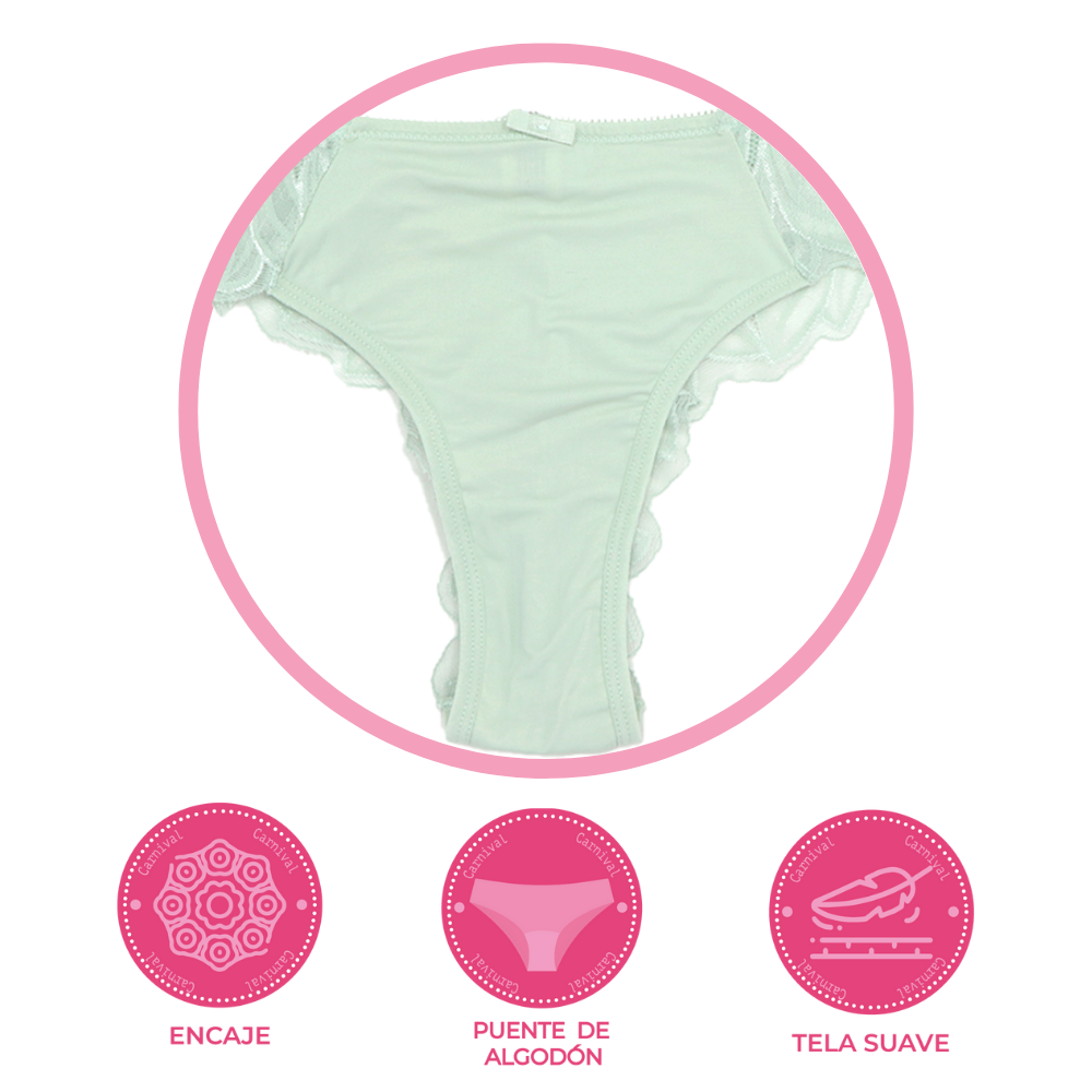 Tanga coordinable con detalles de encaje 74578 Lady Carnival