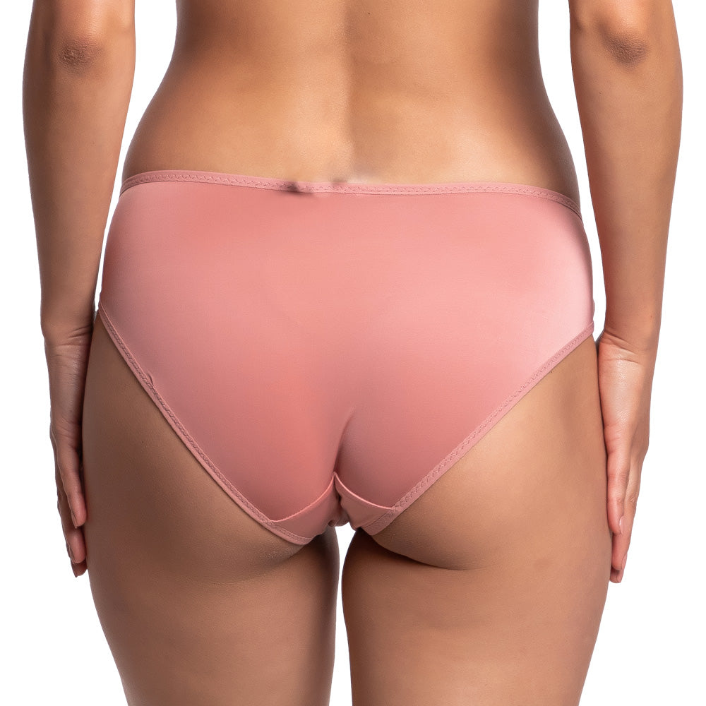 Panty rosa coordinable con detalles de encaje 74615 Carnival