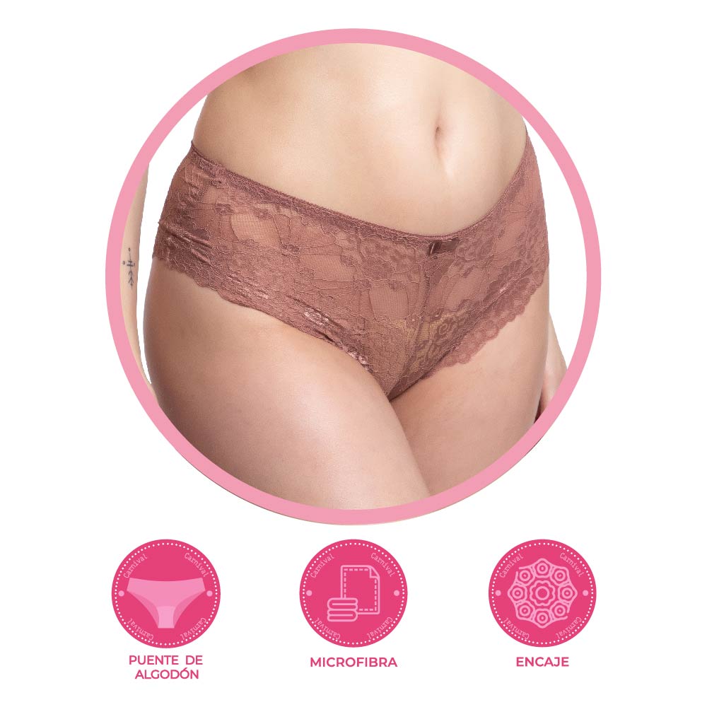 Panty coordinable con encaje 74747 Lady Carnival Carnival