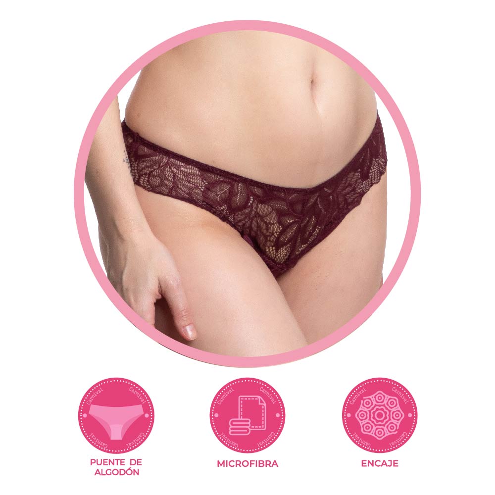 Panty coordinable con encaje 74754 Lady Carnival Carnival