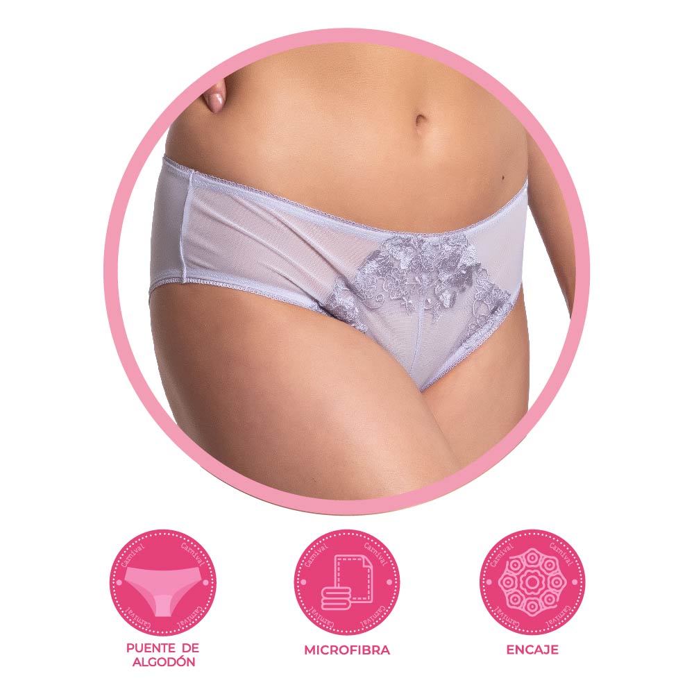 Panty coordinable con detalles de encaje 74756 Lady Carnival Carnival