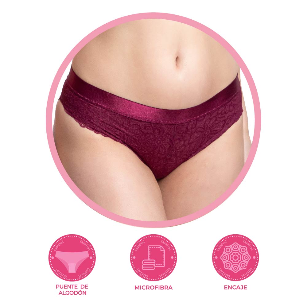 Panty coordinable con encaje 74762 Lady Carnival Carnival