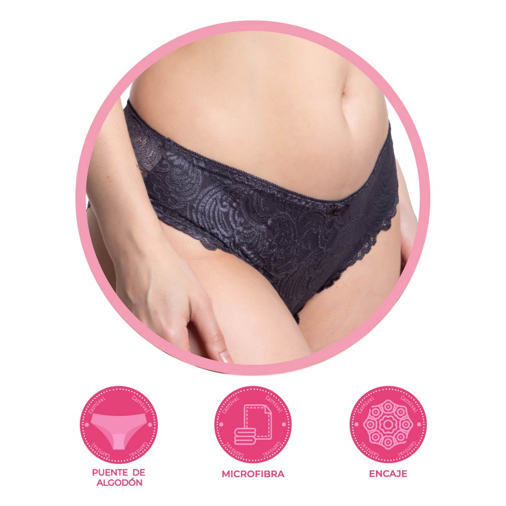 Panty coordinable con encaje 74770 Lady Cranival Carnival