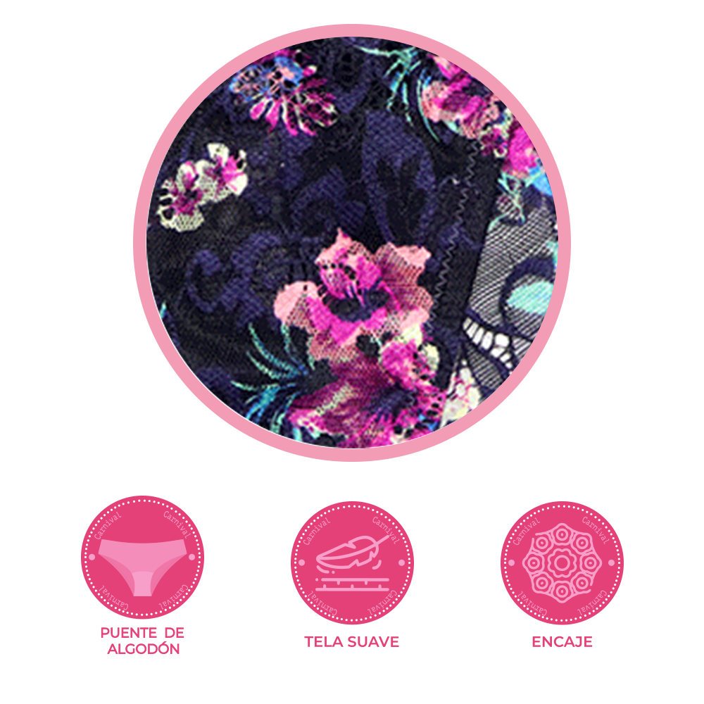 Tanga coordinable con encaje 74817 Carnival Fashion Carnival