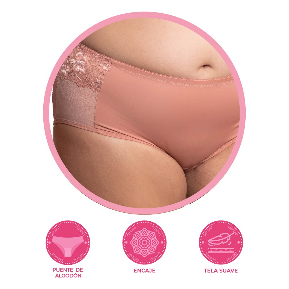 Panty coordinable de talla extra 74833 Lady Carnival Carnival