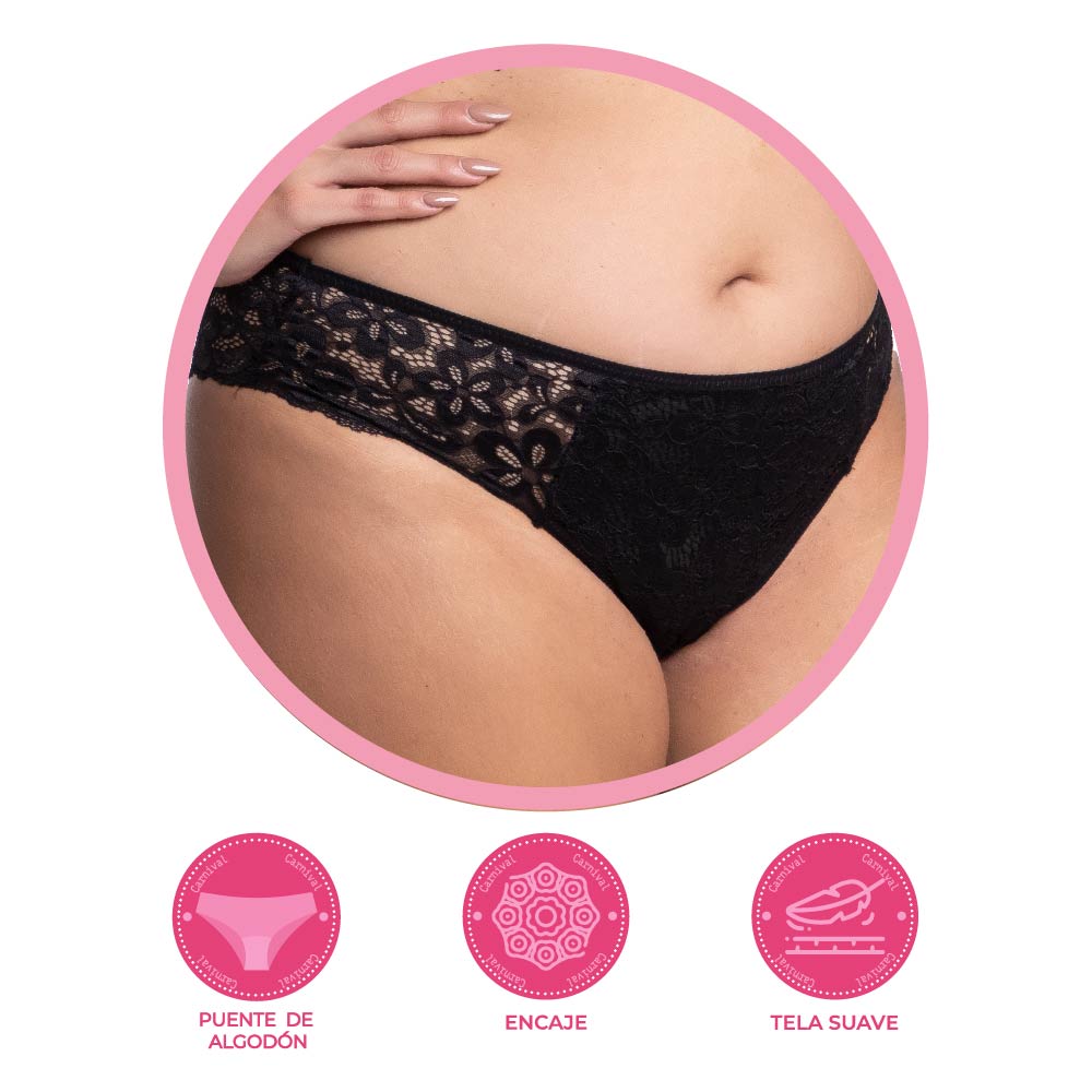 Panty coordinable de talla extra 74868 Lady Carnival