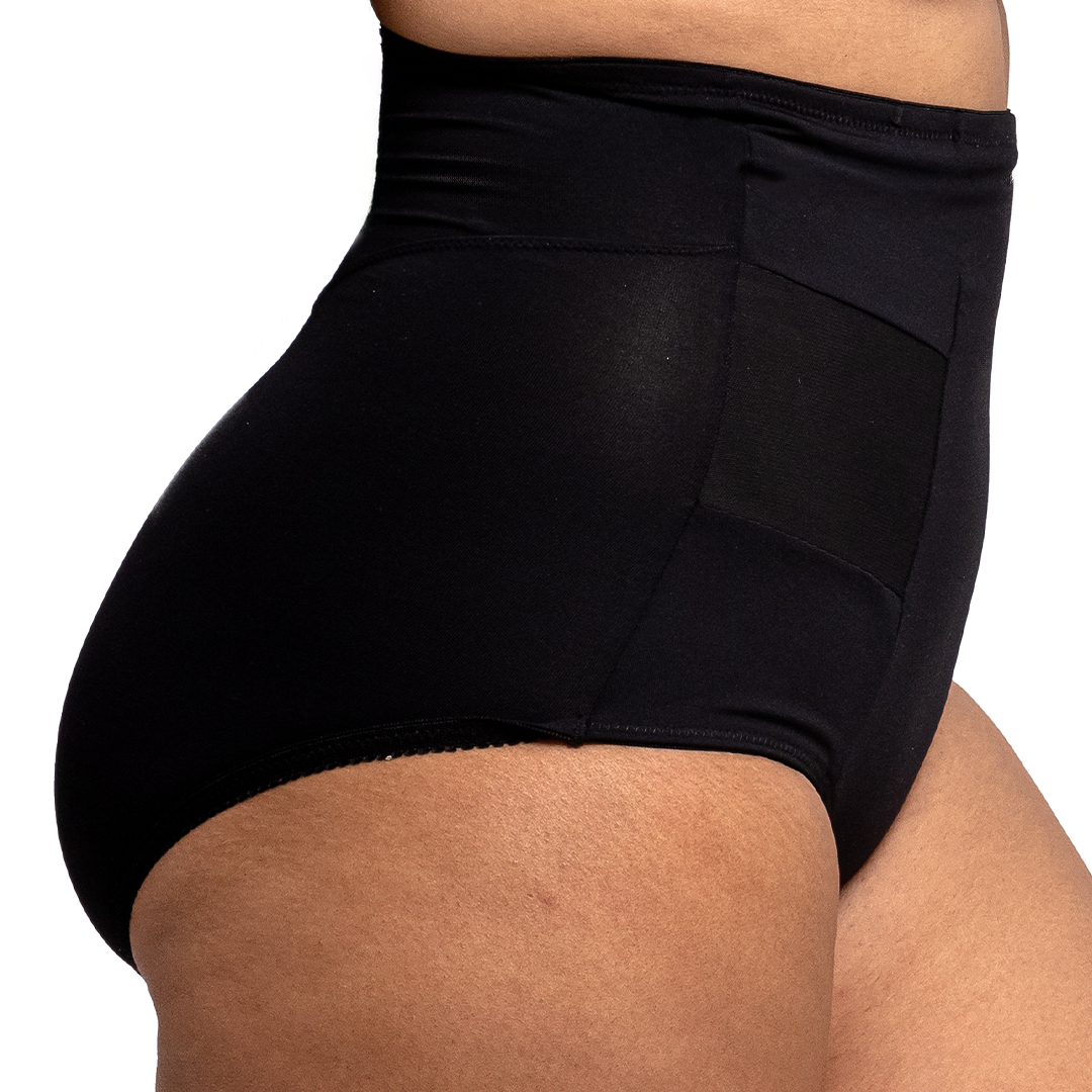 Black panties with abdominal reinforcement 74871 Carnival