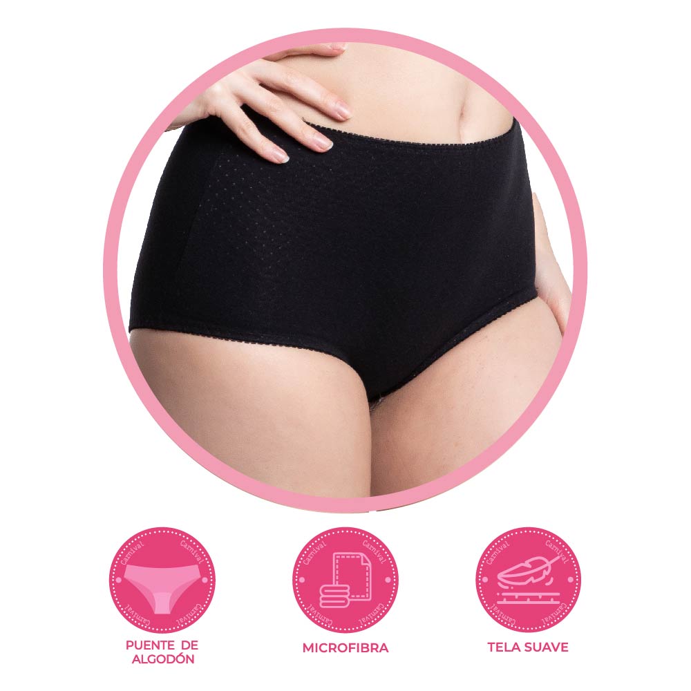 Pantaleta negra 74878 Carnival