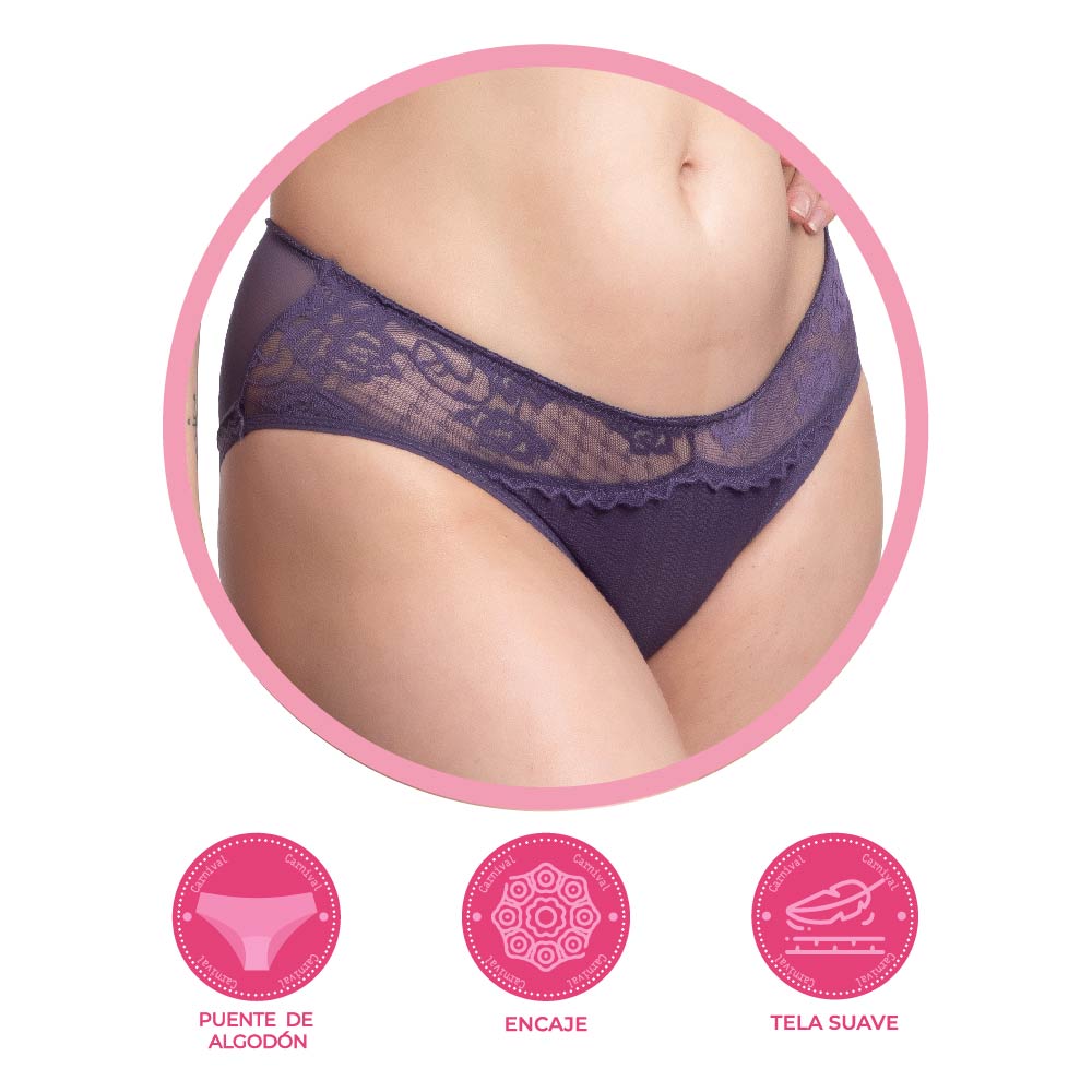 Panty coordinable con encaje 74891 Lady Carnival Carnival