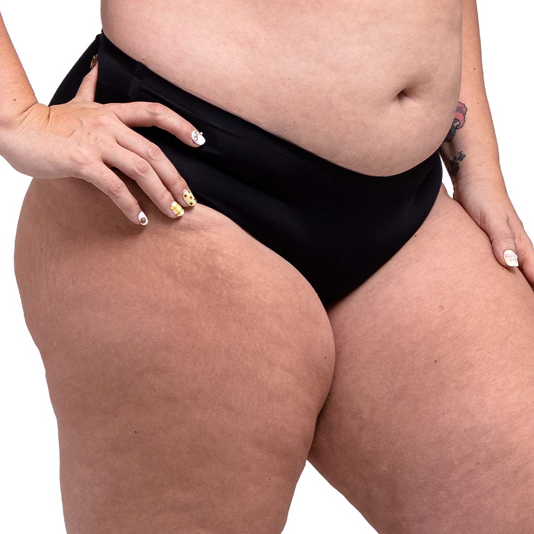 Panty básica negra corte láser 74982 Carnival