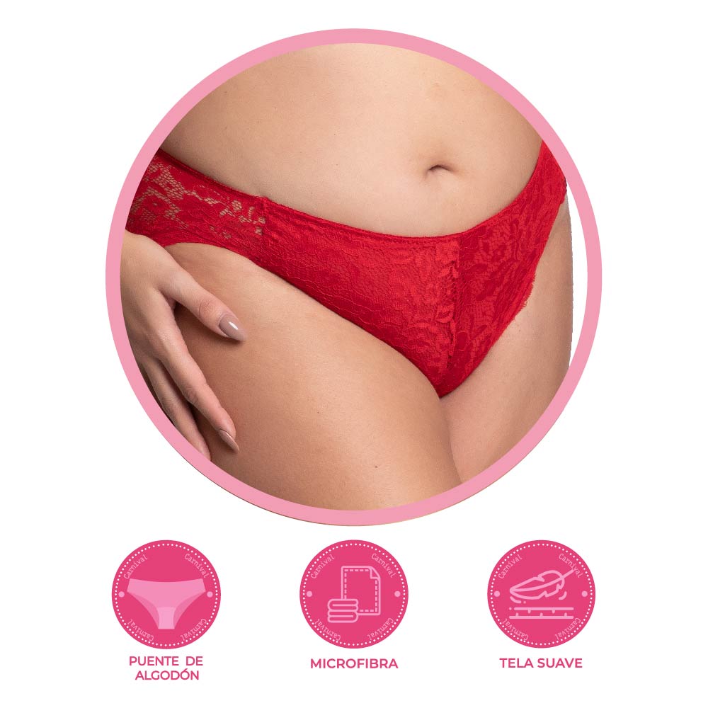 Panty coordinable de talla extra 75062 Lady Carnival Carnival