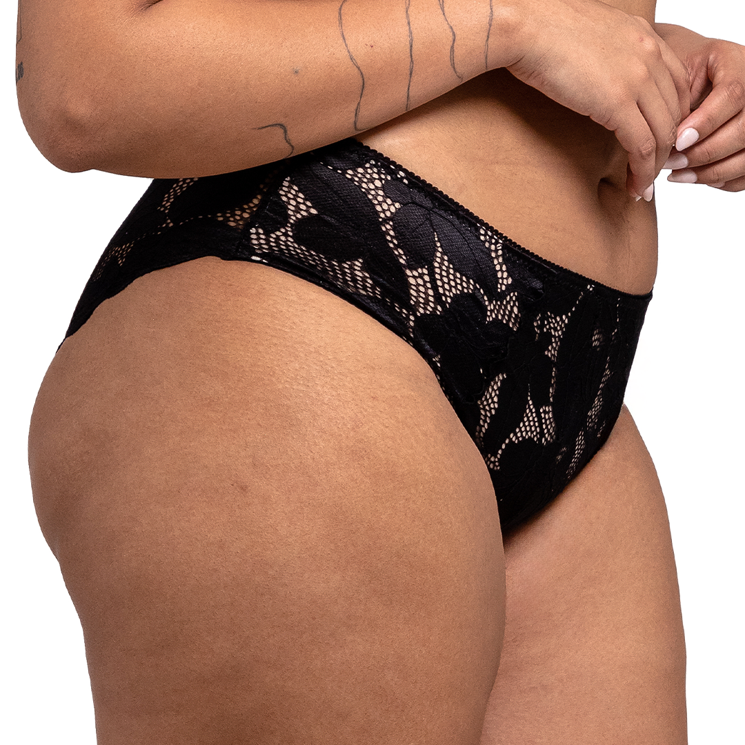 Panty de talla extra con encaje 75209L Lady Carnival